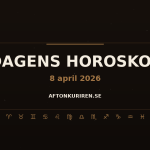 Horoskop 8 april 2026 – Alla stjärntecken
