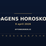 Horoskop 9 april 2026 – Alla stjärntecken