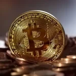 Professionell person studerar kryptovaluta- och finansiell data på datorskärmar i modernt svenskt kontorsmiljö